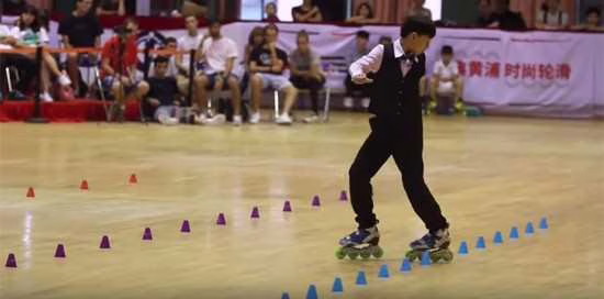 Gu Kun Qi, 2ème junior du Shanghaï Slalom Open 2015