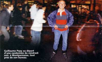 Guillaume Pepy, fan de roller