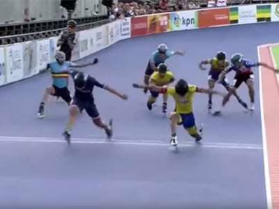 Mondial roller course 2018 : Gwendal Le Pivert s&rsquo;octroie le 1000 m sur piste