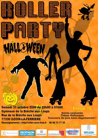 Roller Party Halloween 2009 d&rsquo;Ozoir-la-Ferrière (77)