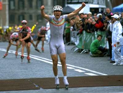 Jorge Botero (Rollerblade International) a remporté la Coupe du Monde à Rome en avril 2000