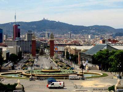 Vue de Barcelone