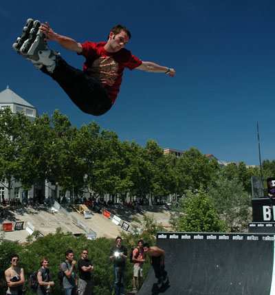 Photos : finales pro mini-rampe FISE 2008
