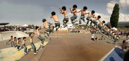 Exposition photo sur le skatepark de la Rotonde (67)