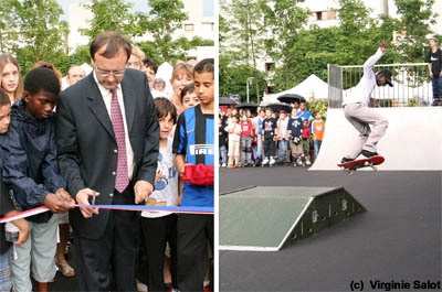 Inauguration du Skatepark de Noisy-le-Grand