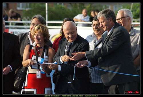 Inauguration de la nouvelle piste de Zandvoorde (Oostende) en Belgique