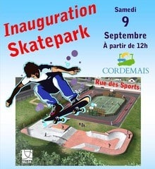 Inauguration du skatepark de Cordemais (44)