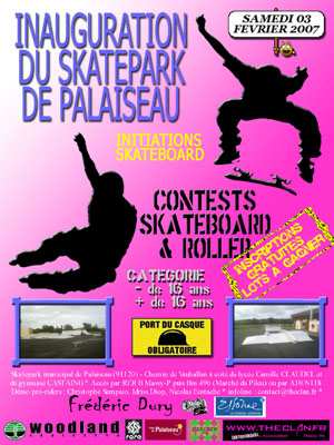 Inauguration du skatepark de Palaiseau (91)