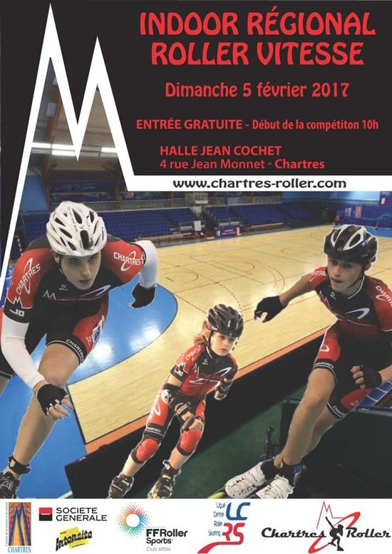 Compétition indoor régionale de Roller Vitesse 2017 à Chartres (28)