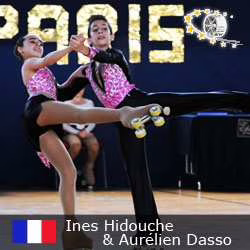 Championnat d&rsquo;Europe jeunesse artistique 2009 : l&rsquo;or pour Ines Hidouche et Aurélien Dasso