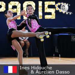 Championnat d’Europe jeunesse artistique 2009 : l’or pour Ines Hidouche et Aurélien Dasso