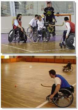 Initiation et découverte du rink en fauteuil 2011 à Nantes (44)