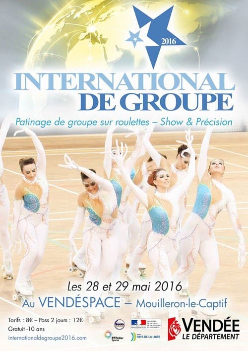 International de patinage de groupe 2016 au Vendespace (85)