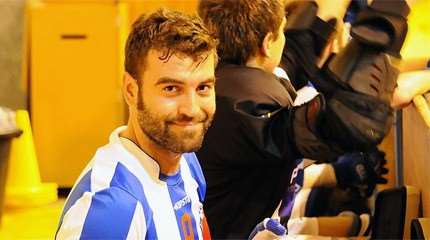 Les capitaines d’équipes de rink hockey : Marc Baldris Esteban (Nantes ARH)
