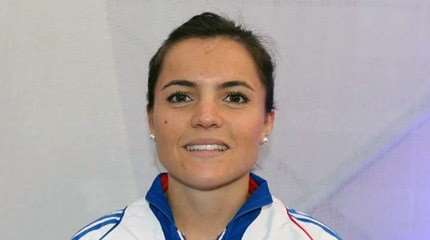 Les capitaines d’équipes de rink hockey : Emilie Laboyrie-Couderc (SA Mérignac)
