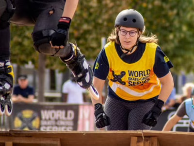 Charline Marillier, championne du Monde de Skatecross