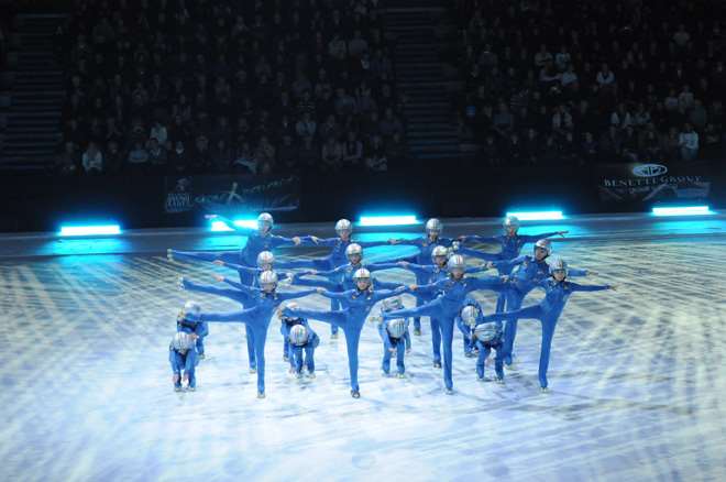 Patinage artistique de groupe au championnat d'Europe de Nantes en 2010