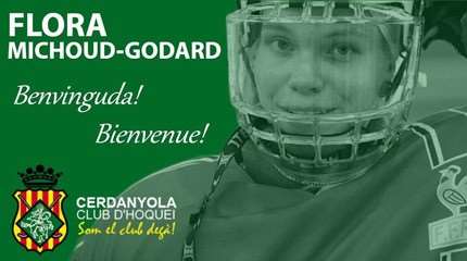 Flora Michoud-Godard rejoint le club de rink hockey de Cerdanyola