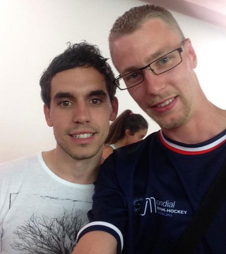 Gérard Teixidó et Pierre Laurent
