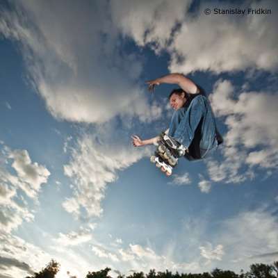 Roller freestyle avec Kirill Ryanzantsev - photo : Stanislav Fridkin