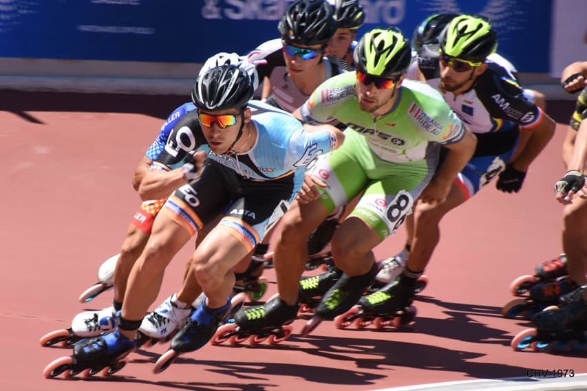 Martin Ferrié dans le peloton (photo : Cécile Vincent)