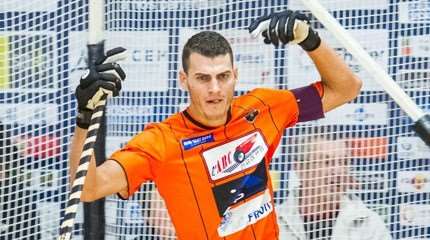 Les capitaines d’équipes de rink hockey : Mathias Narce (Noisy-le-Grand)
