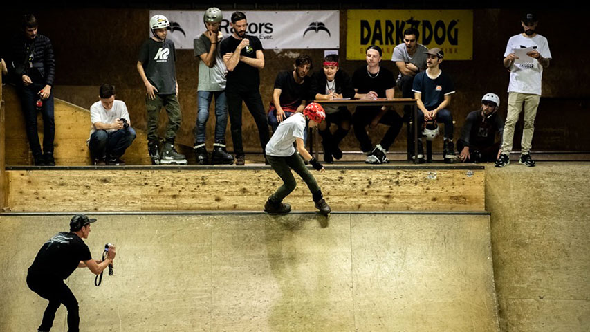 Action au Contest de roller de Haguenau
