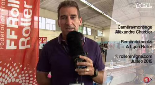 Interview de Rémi du Peloux au Championnat de France Roller Slalom 2015