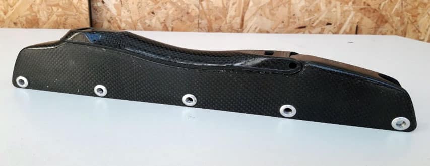 Platine de roller course en carbone