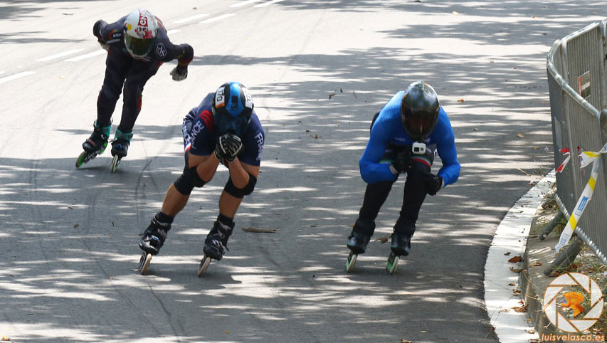 Course de Sylvain Behr aux World Roller Games Barcelone (Espagne)