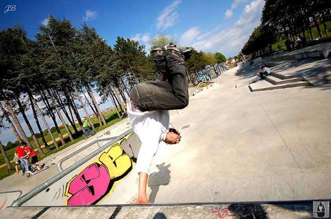 Victor Francisco sur un spine