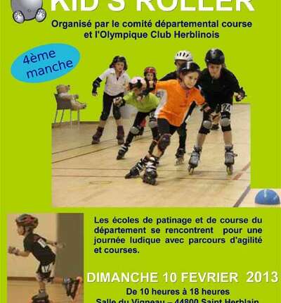 4ème manche Kid&rsquo;s Roller 2013 à Saint-Herbain (44)
