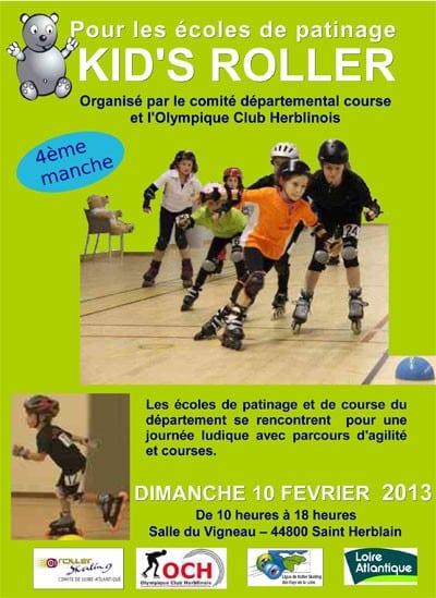 4ème manche Kid’s Roller 2013 à Saint-Herbain (44)