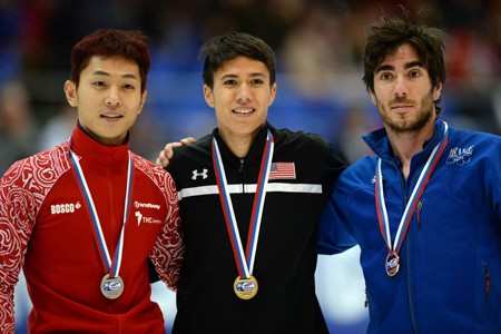 Résultats des hommes à la Coupe du monde ISU courte piste à Kolomna (RUS)