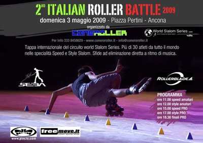 Affiche du Italian Roller Battle 2009 à Ancona (Italie)