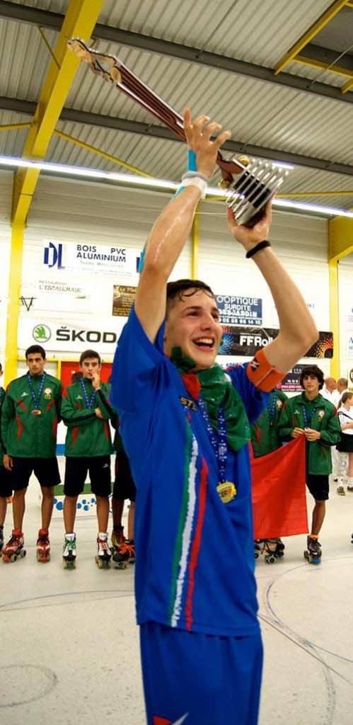 italie championne europe u17 rink hockey 2014