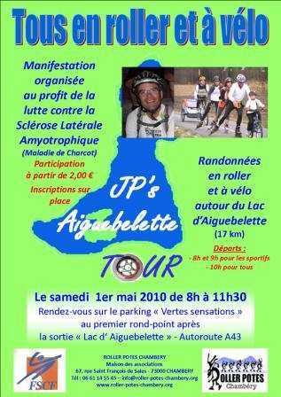 Randonnée roller et vélo 2010 autour du Lac d&rsquo;Aiguebelette près de Chambéry (73)