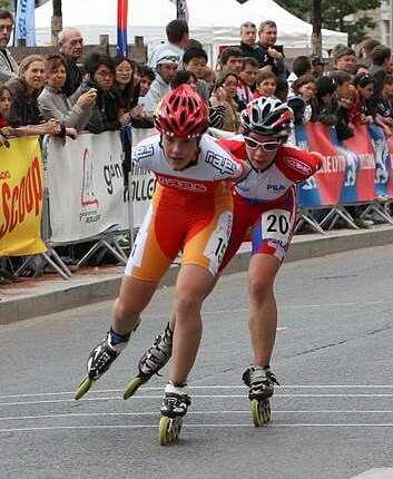 Interview des soeurs Gaudesaboos – Nimes en roller 2008