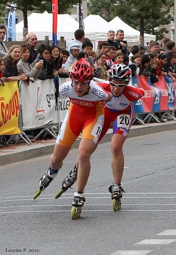 Interview des soeurs Gaudesaboos &#8211; Nimes en roller 2008
