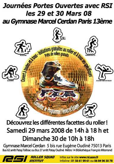 Journée portes ouvertes 2008 avec RSI à Paris (75)