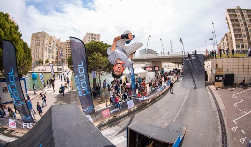 julien cudot roller slopestyle fise montpellier 2016