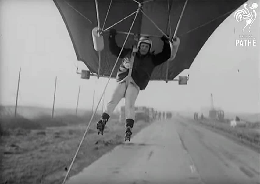 Wim Wagenaar ou les prémices du kite-roller (1964)
