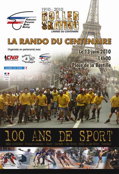 La randonnée roller du Centenaire de la FFRS La randonnée roller du Centenaire de la FFRS