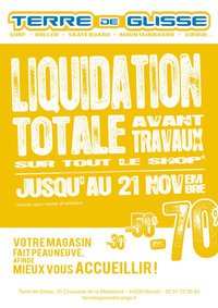Liquidation totale au shop Terre de Glisse (44)
