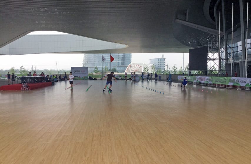 Freestyle slalom site