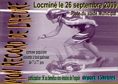 Mon Record de l&rsquo;Heure 2009 à Locminé (56)