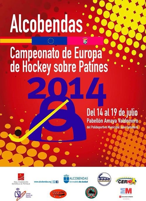 logo championnat europe rink alcobendas 2014