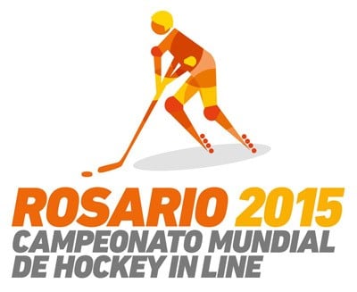 logo championnat monde roller hockey 2015 rosario