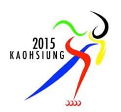 logo des championnats du monde de roller course 2015 à kaohsiung