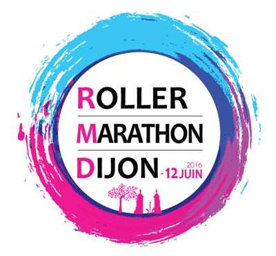 logo roller marathon dijon 2016